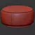 Chenille Fabric Pouf by Kartell 3D model small image 7