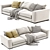 Contemporary Scott Flexform Sofa 3D model small image 2