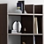 Elegant Decor Bookcase with Marble 3D model small image 5