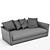 2017 Valery Flexform Sofa Millimeters 3D model small image 4