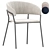 Modern Turin Dining Chair Set 3D model small image 1