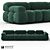 Kristie Mebel Asti Sofa 3D model small image 1