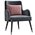 Elegant Kelly Mass LT Chair 3D model small image 1