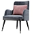 Elegant Kelly Mass LT Chair 3D model small image 2