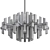 Geometric Multimaterial Chandelier 3D model small image 2