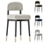 Modern Scandinavian Chair Collection 3D model small image 1