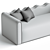 Modern Camarat L Sofa in 3Ds Max Format 3D model small image 4