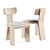 Modern Dining Chair Set De la Espada 3D model small image 2