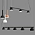 Elegant Blush Pendant Lighting Solution 3D model small image 4