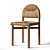 French-Inspired Grace Dining Chair 3D model small image 1