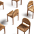 French-Inspired Grace Dining Chair 3D model small image 4