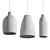 Modern Metal Agustin Pendant Light 3D model small image 3