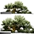 Lush Outdoor Plants Display 3D model small image 1