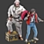 Time Travel Duo Figures Set 3D model small image 2