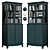 Lommarp Glass Door Wardrobe 3D model small image 1