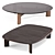 Poliform Ketch Coffee Tables Set 3D model small image 2