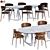 Sleek Calligaris Tables & Chairs 3D model small image 2