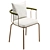 Modern Rope and Steel Chair 3D model small image 1