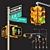 Exterior 3D Traffic Lights Set 3D model small image 1