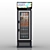 Illuminated Commercial Refrigerator Display 3D model small image 2