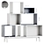 Muuto Stacked Storage System Config 2 3D model small image 1