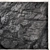 3D Stone Wall Panel - Black Slate 3D model small image 4