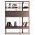  MOD Double-Sided Bookcase - Corona 2018 3D model small image 2