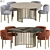 Elegant Roma Chair & Table 3D model small image 1