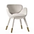 Contemporary Frangipani Dining Chair 3D model small image 1
