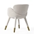 Contemporary Frangipani Dining Chair 3D model small image 2