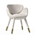 Contemporary Frangipani Dining Chair 3D model small image 5