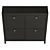 Mercury Row 16-Pair Shoe Cabinet 3D model small image 1