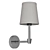 Smart Beige Nickel Wall Sconce 3D model small image 6