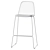 Elegant Vivo Bar Stool 3D model small image 2