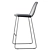 Elegant Vivo Bar Stool 3D model small image 3