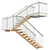 Stylish 3D Staircase Design 3D model small image 2