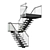Stylish 3D Staircase Design 3D model small image 4