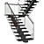 Stylish 3D Staircase Design 3D model small image 6