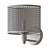 Mambo Rattan Wall Light 3D model small image 4