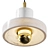 Sleek Stone Pendant Light, Modern 3D model small image 2