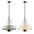 Sleek Stone Pendant Light, Modern 3D model small image 4