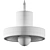 Sleek Stone Pendant Light, Modern 3D model small image 5