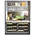 Kitchen & Wine Fridge Set 3D model small image 1