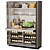 Kitchen & Wine Fridge Set 3D model small image 2