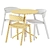 Modern Muuto Chair & Table 3D model small image 6