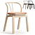 Flow DM Upholstered Dining Chair 3D model small image 1