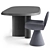 Customizable Padiglioni Table and Youpi Chair 3D model small image 16