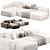Modern Bubble Sofa by Formmebel 3D model small image 1