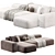 Modern Bubble Sofa by Formmebel 3D model small image 2