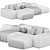 Modern Bubble Sofa by Formmebel 3D model small image 5